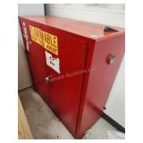 Flammable storage cabinet 43in w x 44in t x 18in d