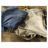Bags and tarp