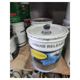 2 cans liquid release 1 full 1 partial