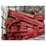 Concrete chairs with bin