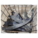 Concrete stamps with bin