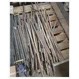 18" to 36" concrete form stakes.