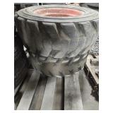 2 Bobcat Skid Steer Tires and rims