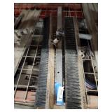 2 concrete brooms and time broom