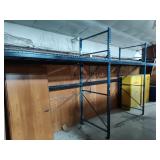 Pallet racking 3 sections 25ft L 48in D 10ft T