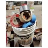 Bucket of tape