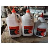 Orange and red chalk 3 containers