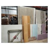 Lot of panels along rack