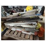 9 folding barricades