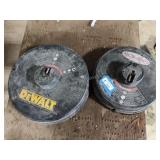 2 pressure washer heads