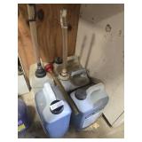 3 full jugs Bobcat hydraulic oil, 2 almost empty