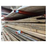 Lumber on 4th shelf of rack