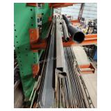 Contents of 4th shelf of rack steel and other