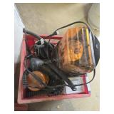 Warning lights and hand held controllers