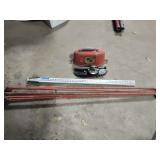 DW surveying scope, measuring stick and tripod