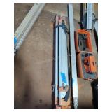 SETL scope, measuring stick and tripod