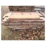 Pallet of assorted concrete forms 4 and 6ft