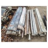 Pallet of concrete form braces 4ft