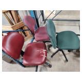 3 office chairs