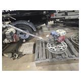 Model F24/4 floating gas trowel, runs