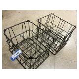 2 Vintage Milk Crates