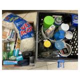 2 Boxes Cleaning Items