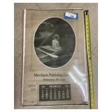 Antique Advertising 1913 Calendar- Kalamazoo, MI