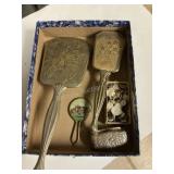 Vintage Dresser Items & Buttons