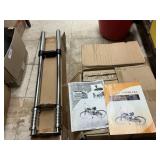 Forks and bicycle motor