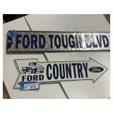 2 Ford Signs