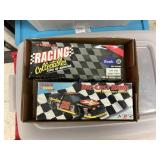 2 Diecast race car banks