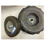 2 Tires - 4.10/3.50-4 & 16x8-7