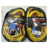 2 Items - Jumper Cables & Booster Cable