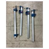 4 20" clamps