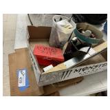 2 Boxes, Drill Bits, Grinder Wheel & Other