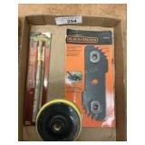 Edger Blade & Assorted Items