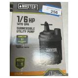 Submersible Utility Pump - 1/6 HP