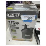 Submersible Utility Pump - 1/6 HP