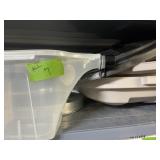 Plastic Pitcher, Trash Can Lids