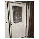 36x80 RH exterior door with lite panel
