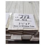 Arauco pine door and window trim 252 LF