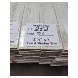 Arauco pine door and window trim 252 LF