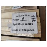 Arauco pine split door jambs 8 pcs