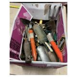 Box of garden tools