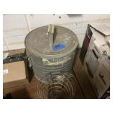 Water cooler, basket and light