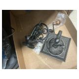 2 coffee grinders one top only