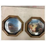 2 Terry Redlin collector plates