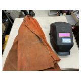 Welding helmet and vest