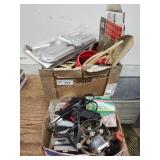 2 boxes assorted items