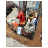 Crate of fluids and other